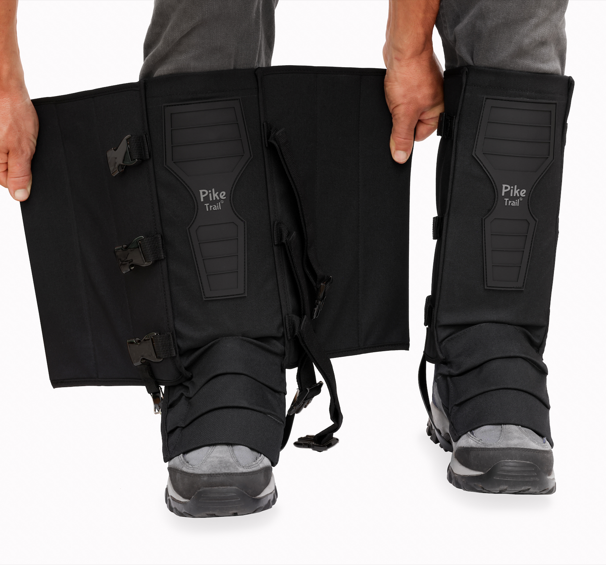 Pike Trail Snake Gaiters Leg Guards – Snakebite-Resistant Protective Gaiters for Hunting, Hiking & Outdoor Adventures