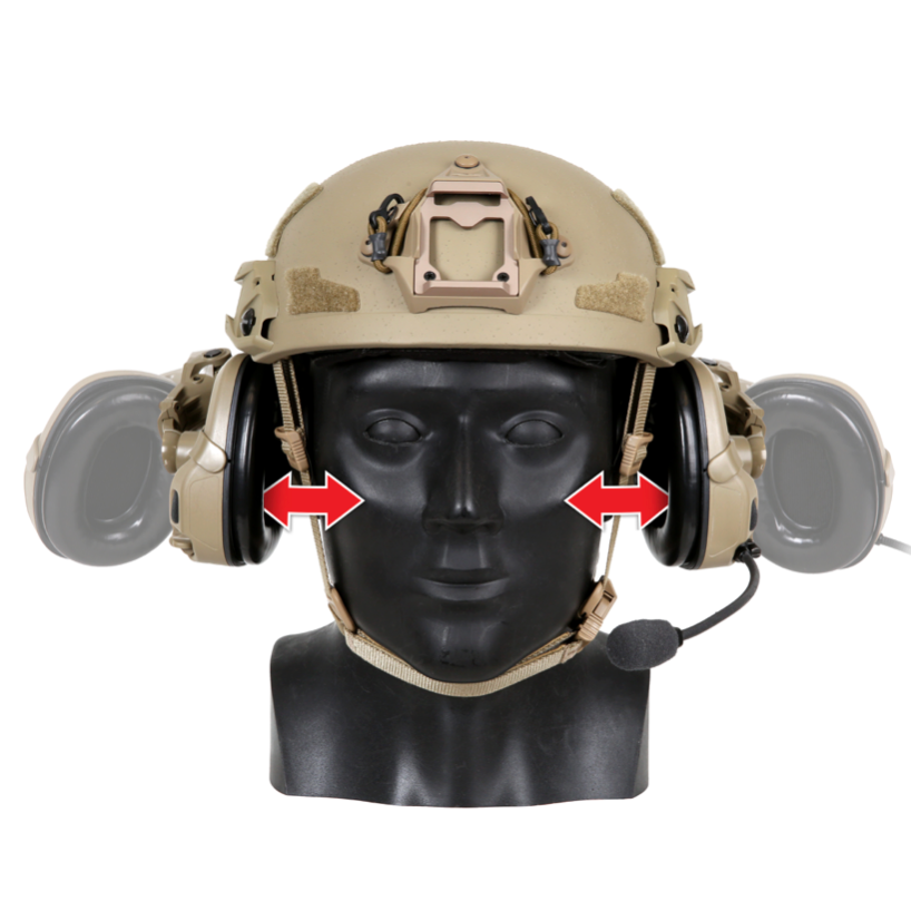 Ops-Core AMP Helmet Rail Mount (Vent mode)