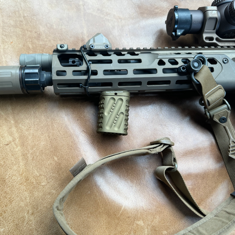 True North Concepts Zero-8 Multi-Angle Grip V2, Aluminum, S size, MLok Interface
