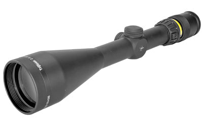 Trijicon AccuPoint 2.5-10x56mm Riflescope Standard Duplex Crosshair with Amber Dot - 30mm Tube - Matte Black - Capped Adjusters