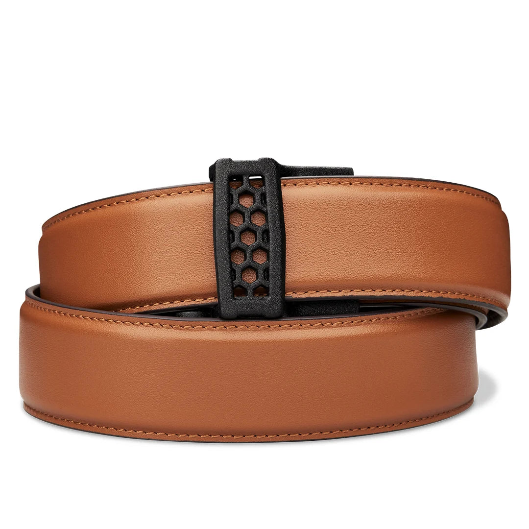 Kore Essentials Tan Leather Gun Belt 1.5"