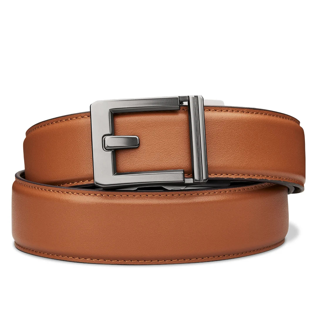 Kore Essentials Tan Leather Gun Belt 1.5"