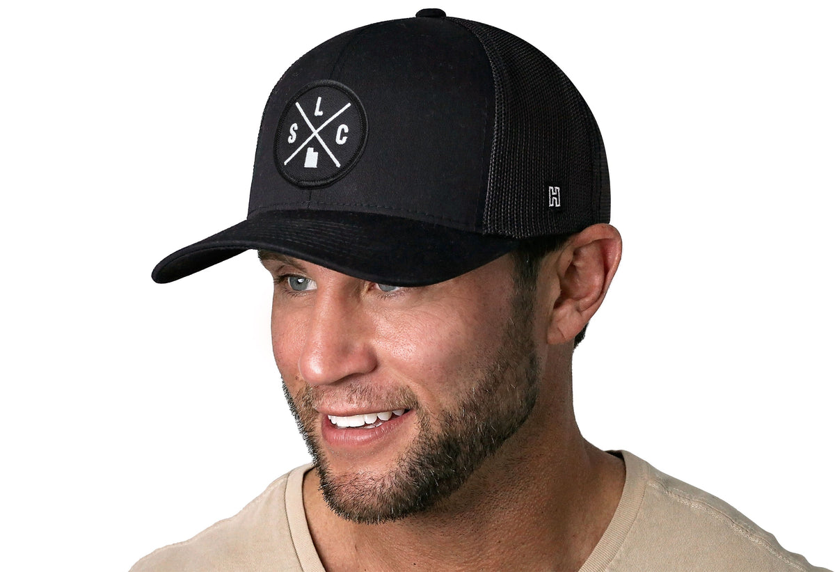 Salt Lake City Trucker Hat | Black SLC X Snapback