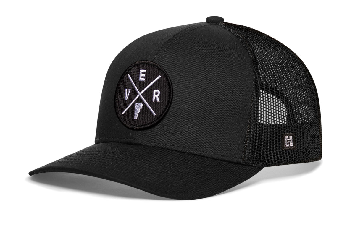 Vermont Trucker Hat | Black VER X Snapback