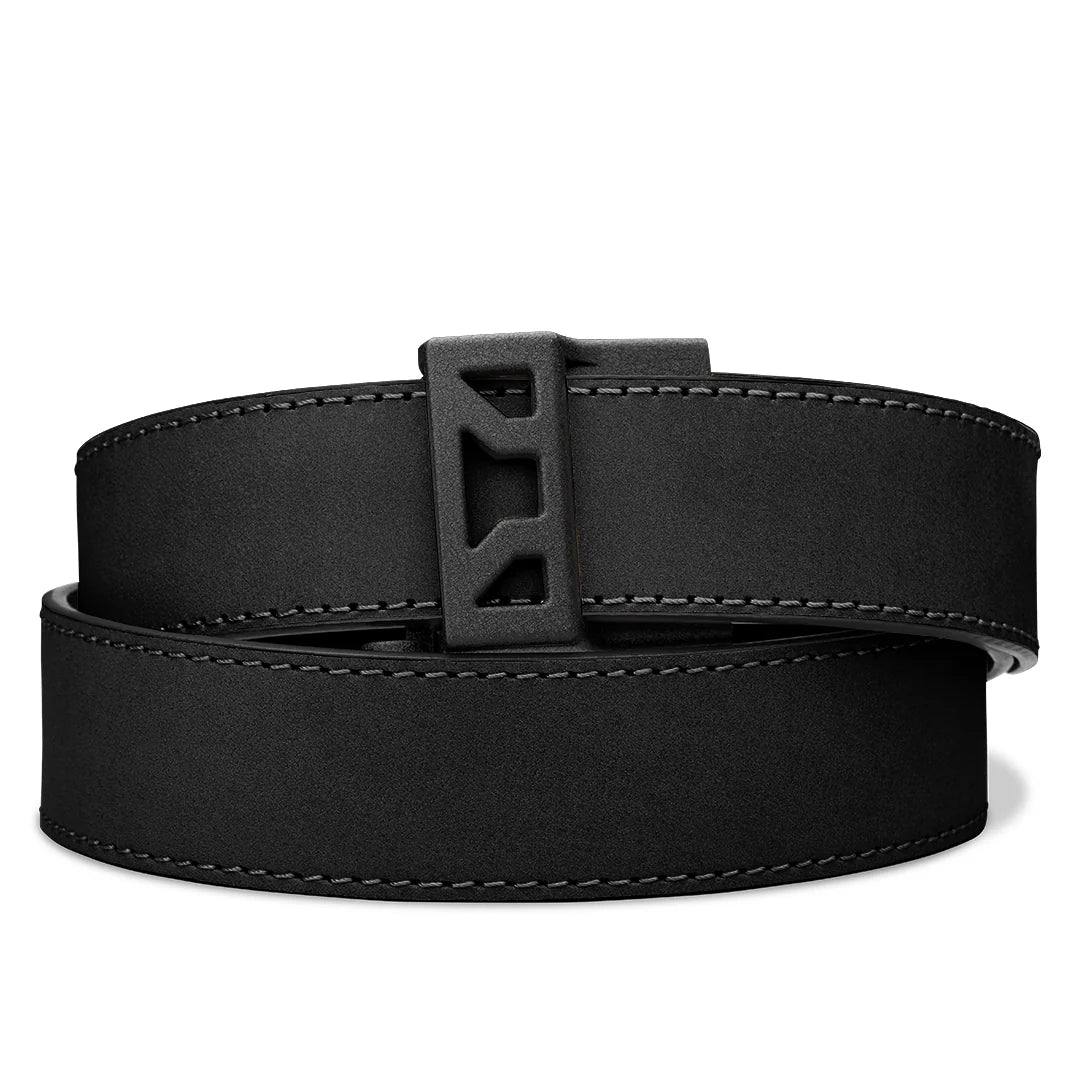 Kore Essentials Black Buffalo Leather Gun Belt 1.5"