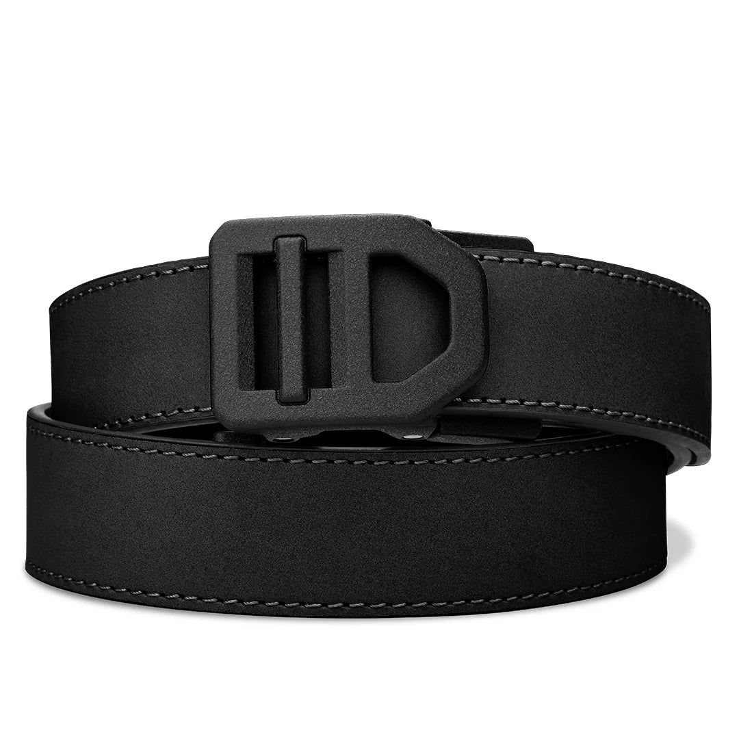 Kore Essentials Black Buffalo Leather Gun Belt 1.5"