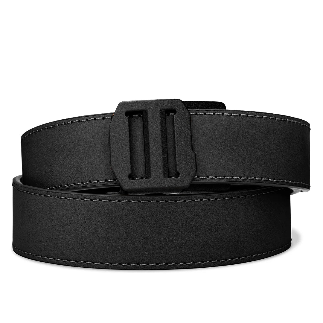 Kore Essentials Black Buffalo Leather Gun Belt 1.5"
