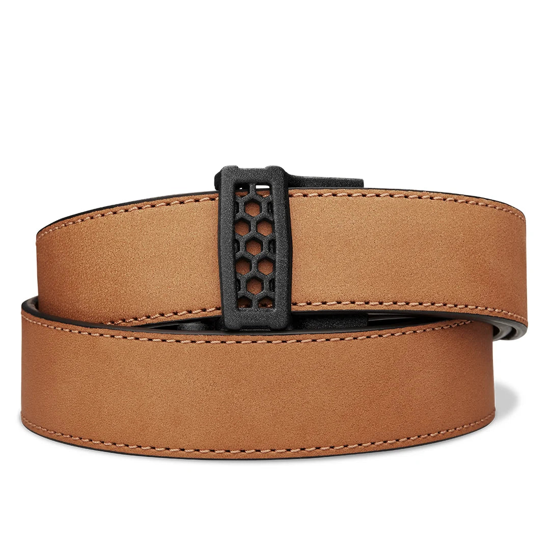 Kore Essentials Tan Buffalo Leather Gun Belt 1.5"