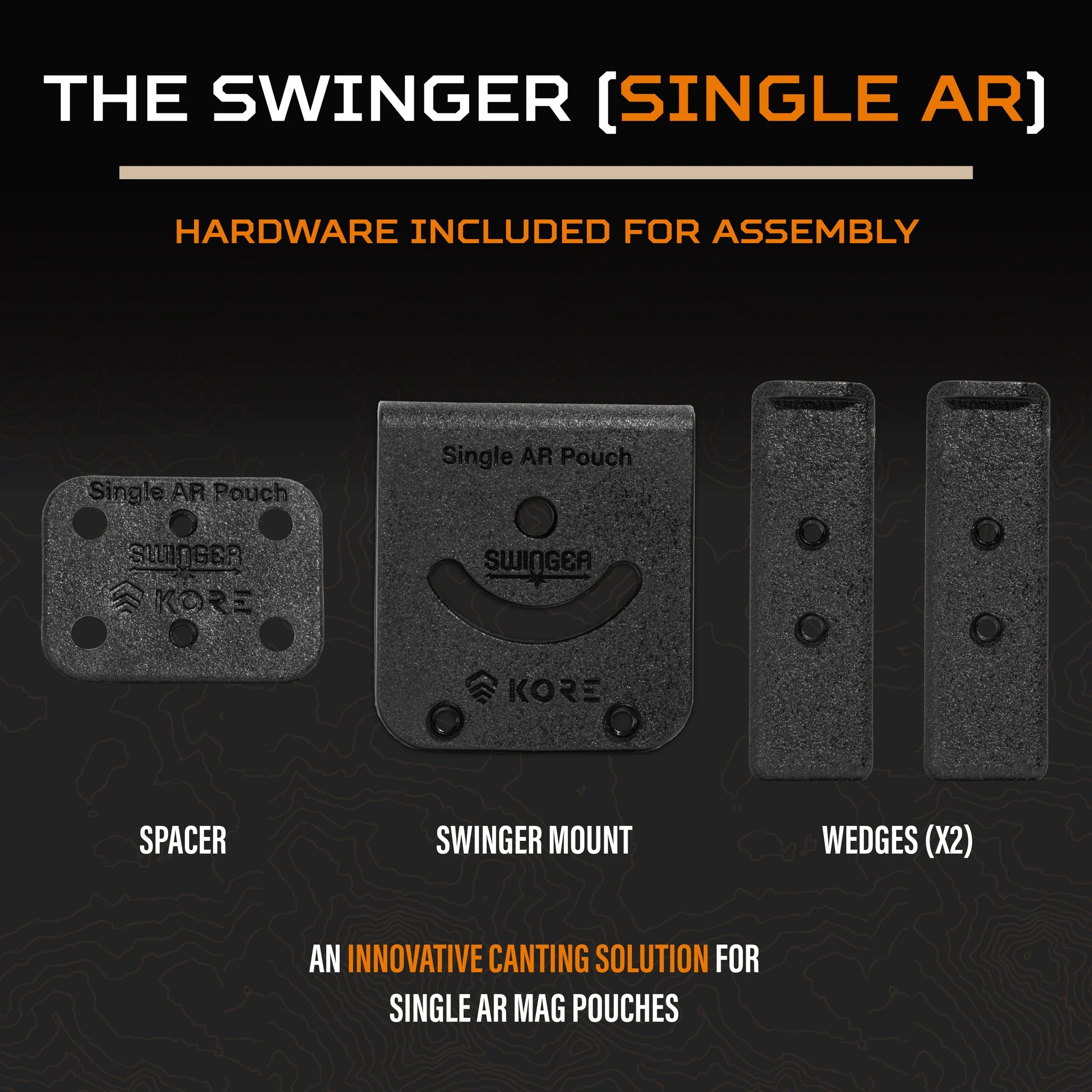 Kore Essentials Swinger Mount - For Single AR Mag Pouch