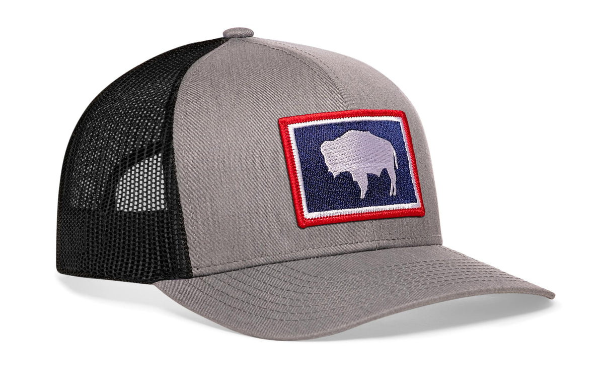 Wyoming Flag Trucker Hat | WY Snapback