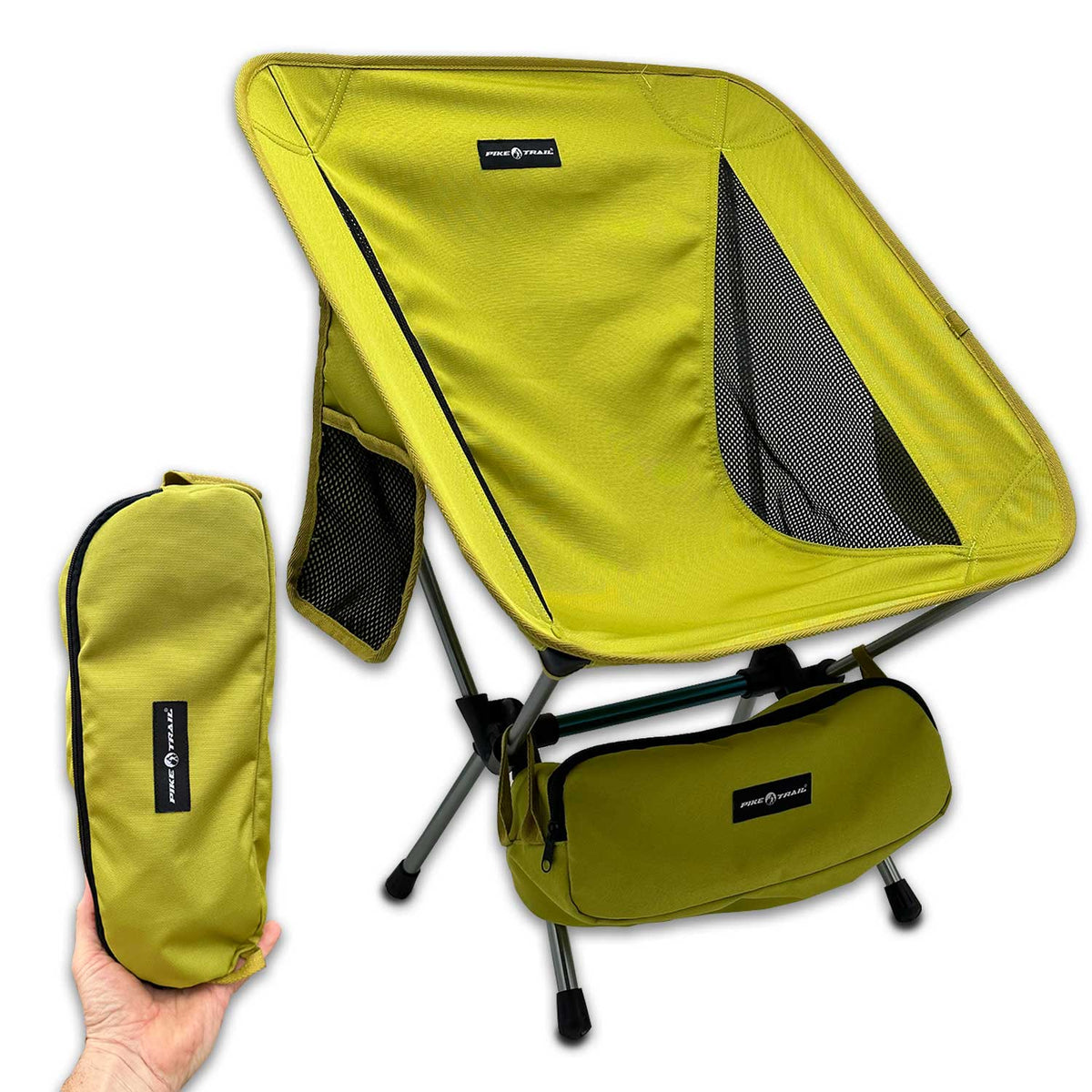 Pike Trail Ultralight Compact Camping Chair | Portable Outdoor Folding Chair