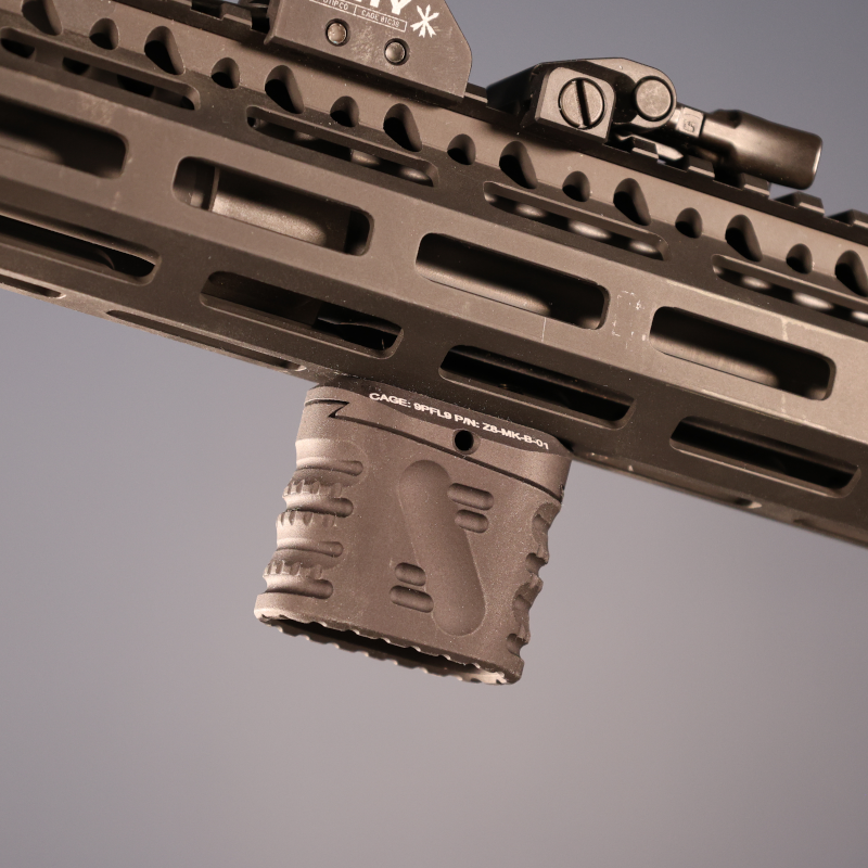 True North Concepts Zero-8 Multi-Angle Grip V2, Aluminum, K size, MLok Interface