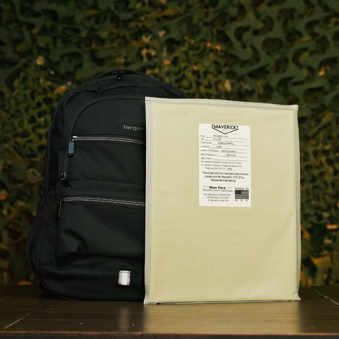 Maverick Tactical HG2 Backpack Insert Soft Armor Panel