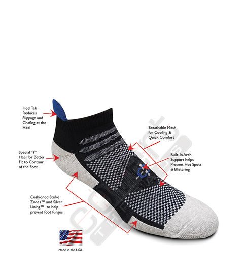Covert Threads Blue Tab Sock