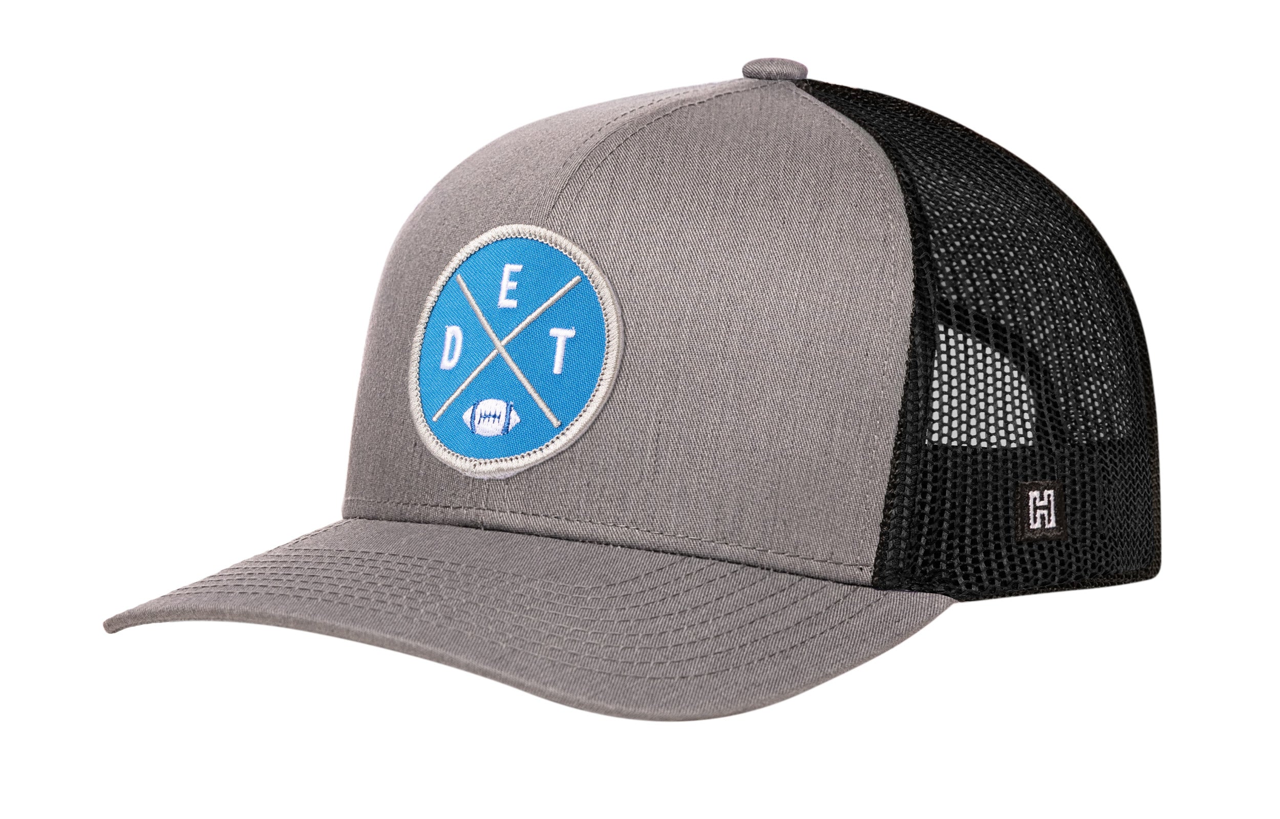 Detroit Football Trucker Hat | Light Blue DET X Snapback