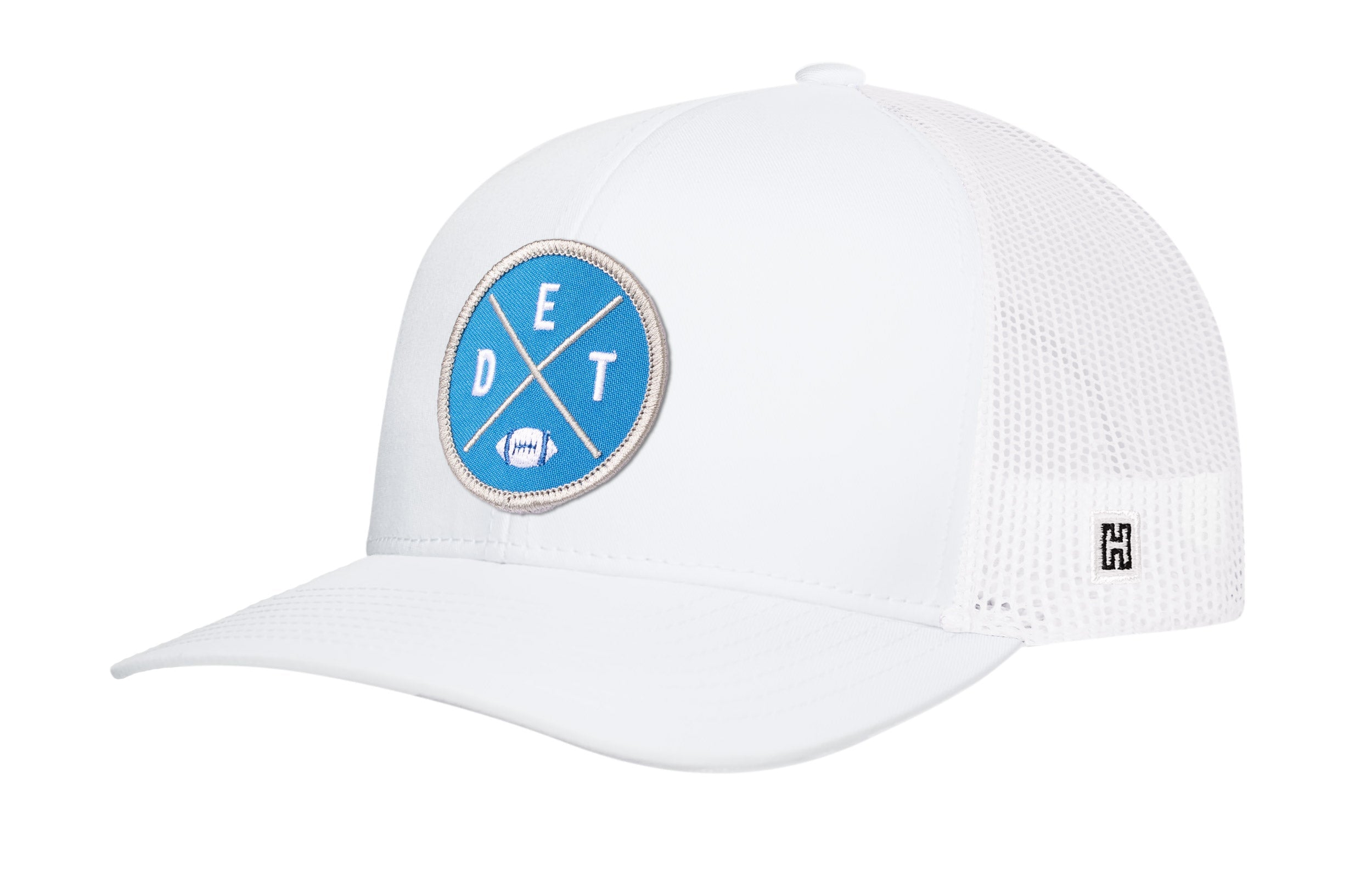 Detroit Football Trucker Hat | Light Blue DET X Snapback