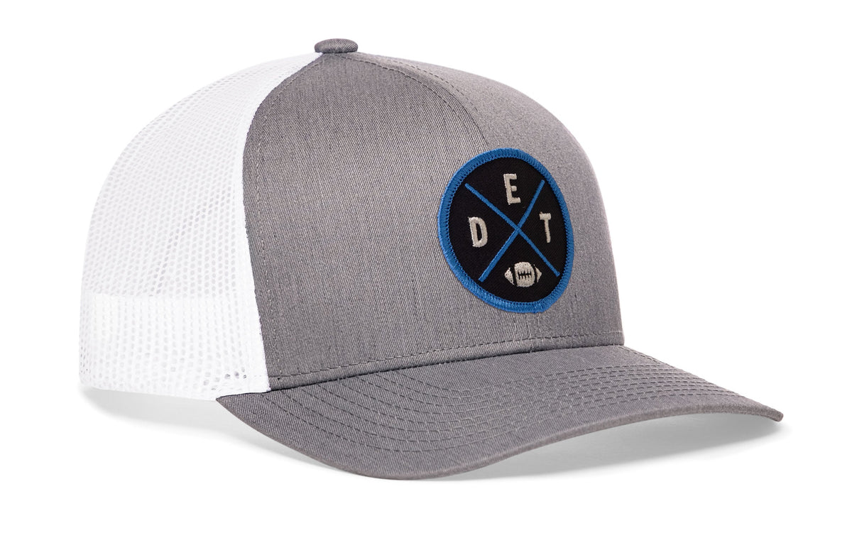 Detroit Football Trucker Hat | Black DET X Snapback