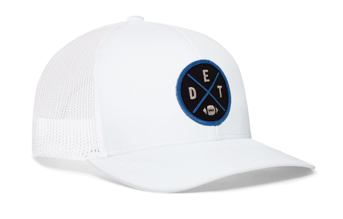 Detroit Football Trucker Hat | Black DET X Snapback