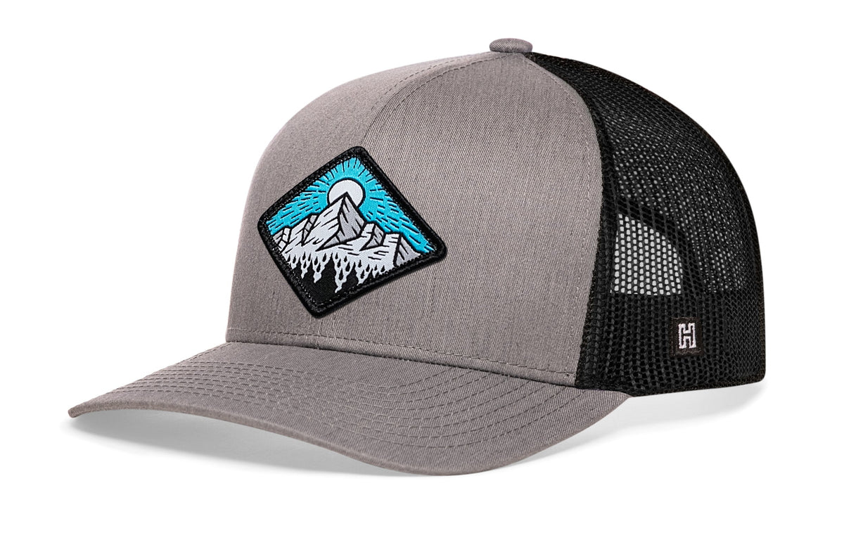 Diamond Mountain and Trees Trucker Hat | Outdoors Snapback