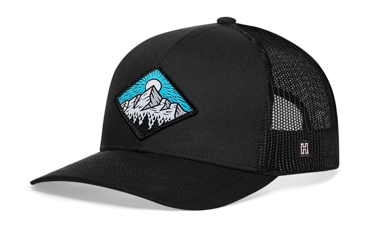 Diamond Mountain and Trees Trucker Hat | Outdoors Snapback