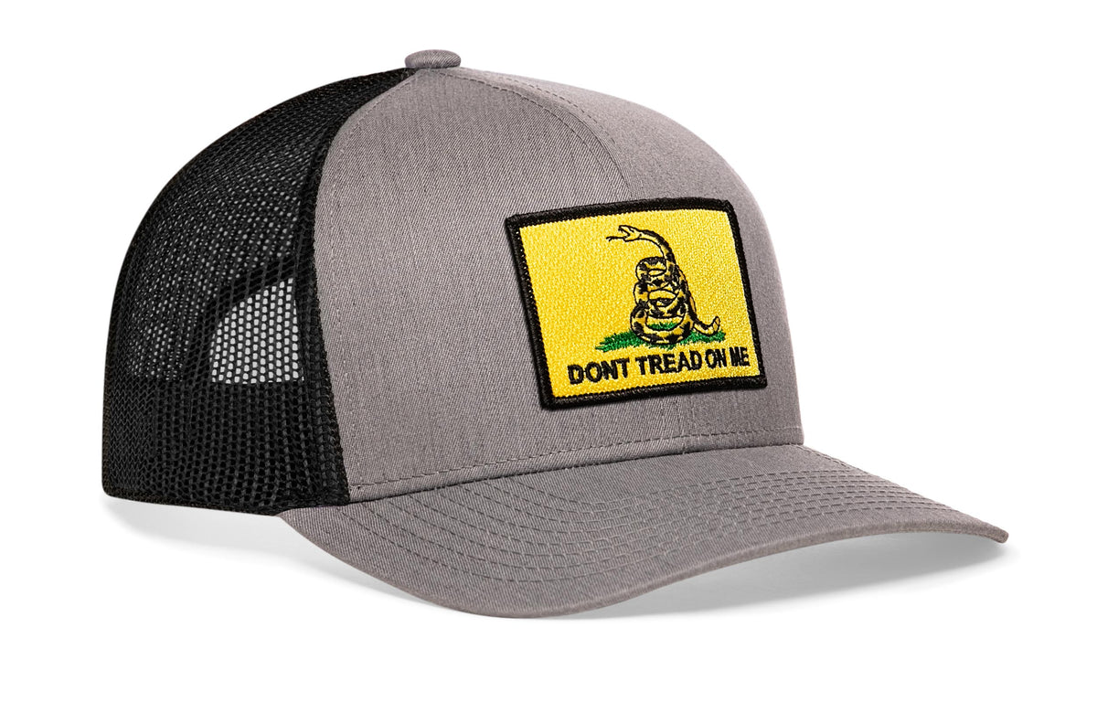 Dont Tread On Me Trucker Hat | Gadsden Flag Yellow Snapback