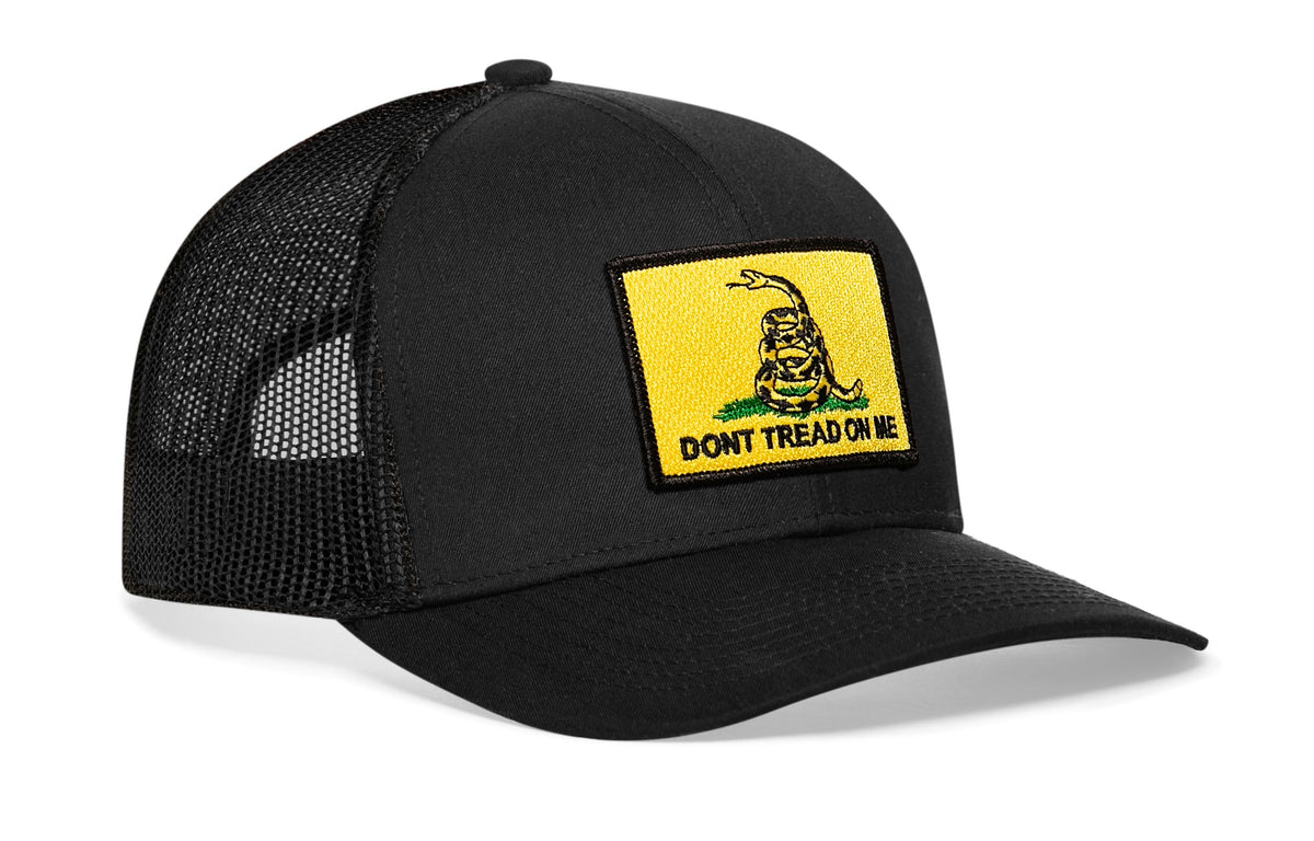 Dont Tread On Me Trucker Hat | Gadsden Flag Yellow Snapback