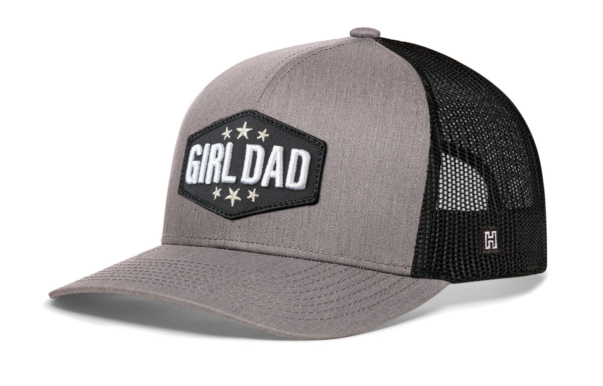 Girl Dad Trucker Hat | Black Snapback