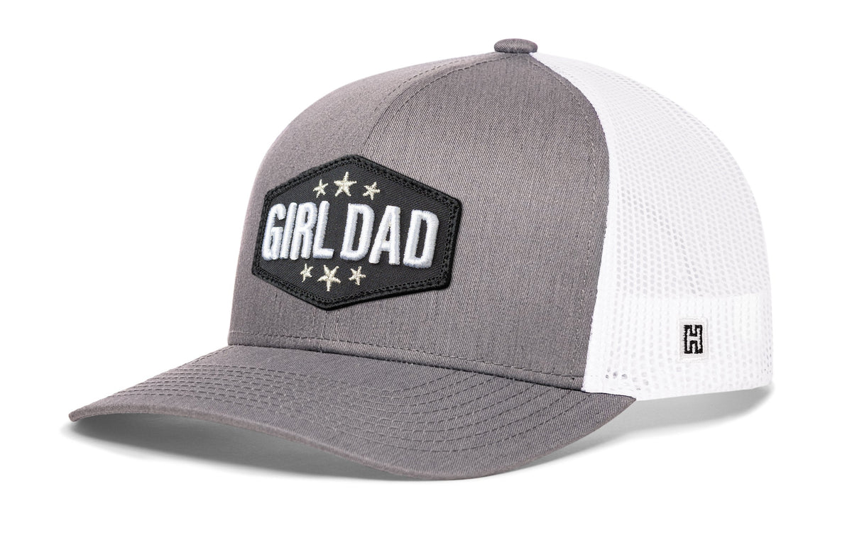Girl Dad Trucker Hat | Black Snapback
