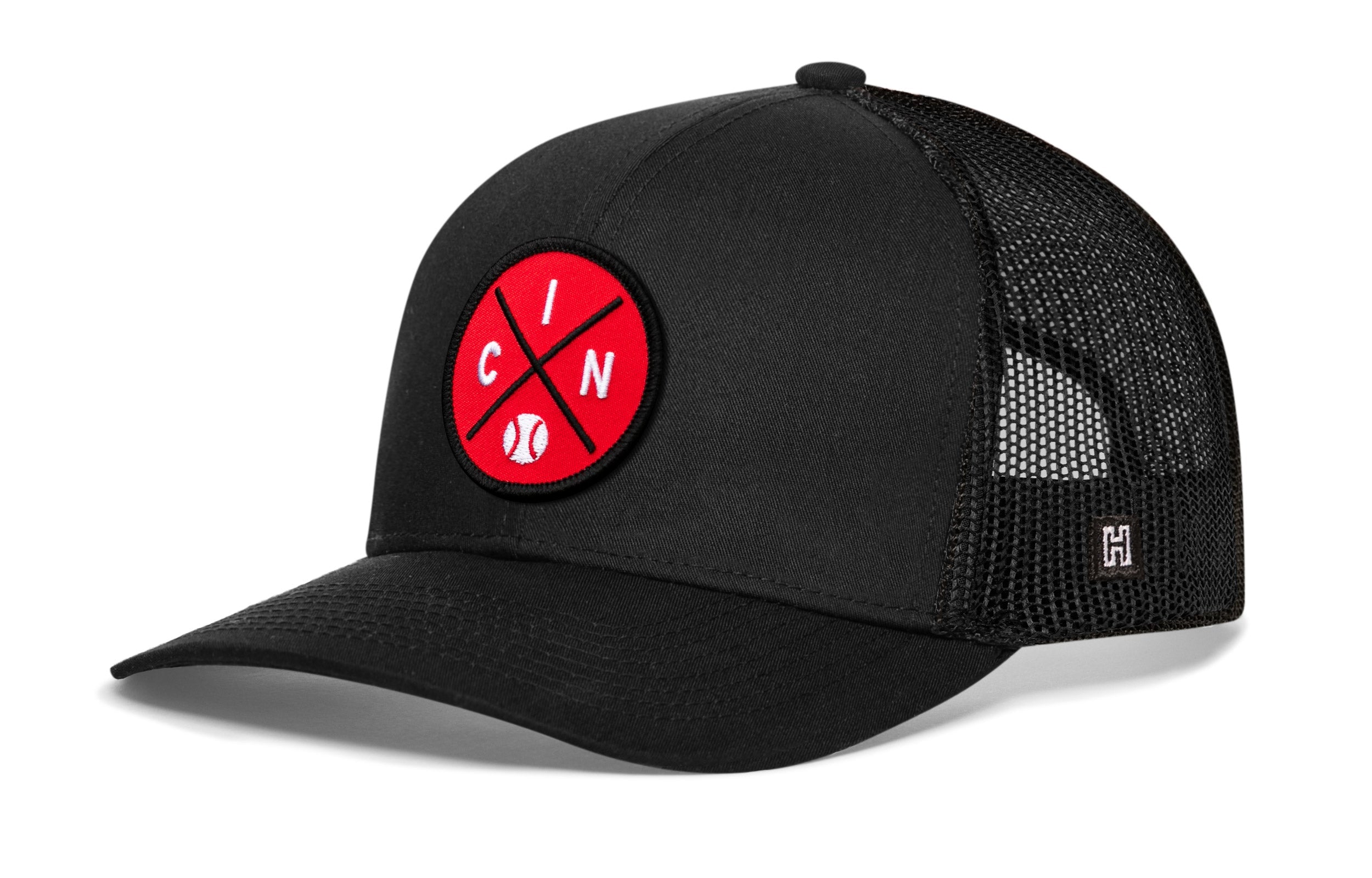 Cincinnati Trucker Hat | CIN X Baseball Snapback