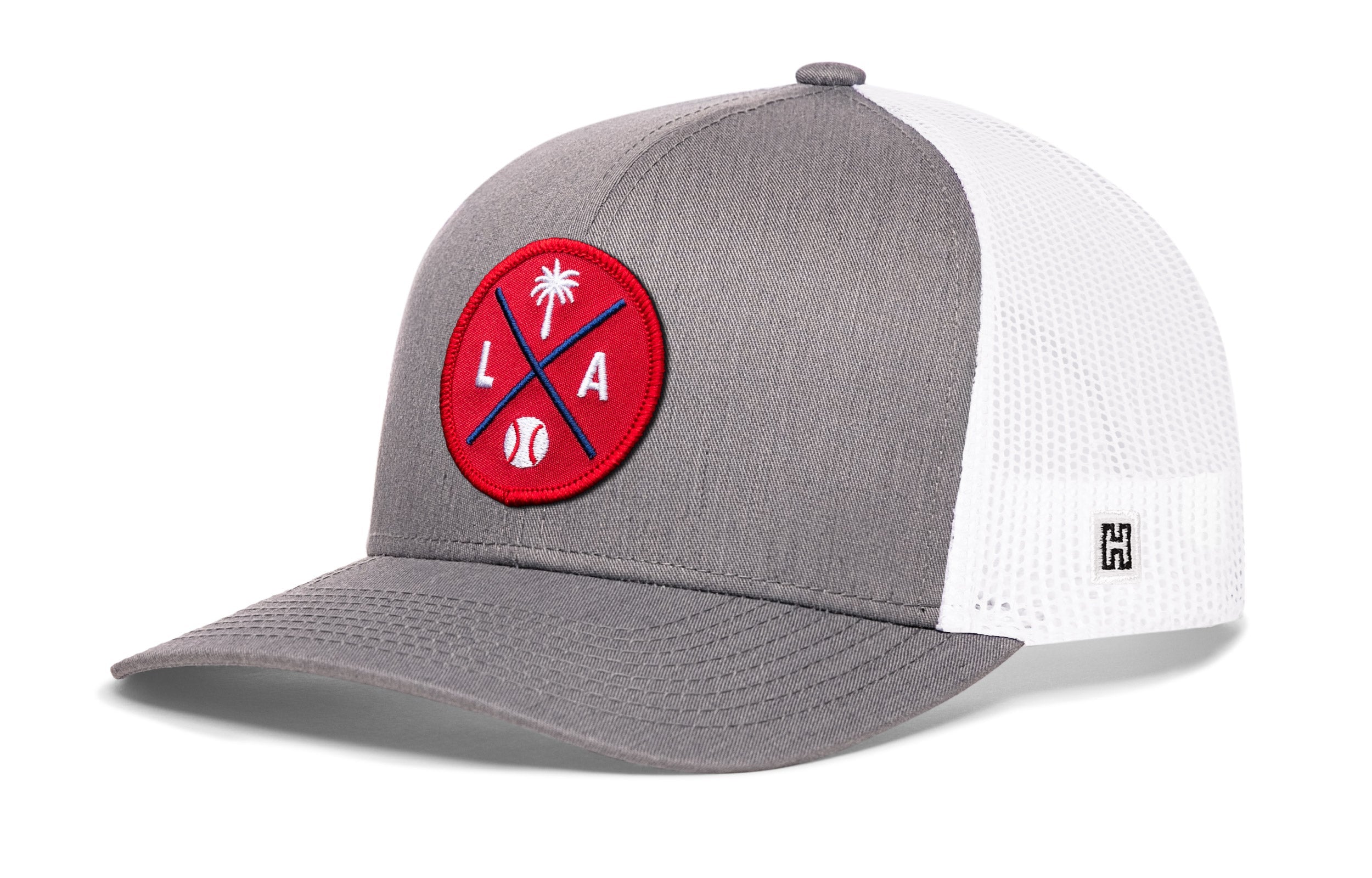 Los Angeles Trucker Hat | Red LA X Baseball Snapback