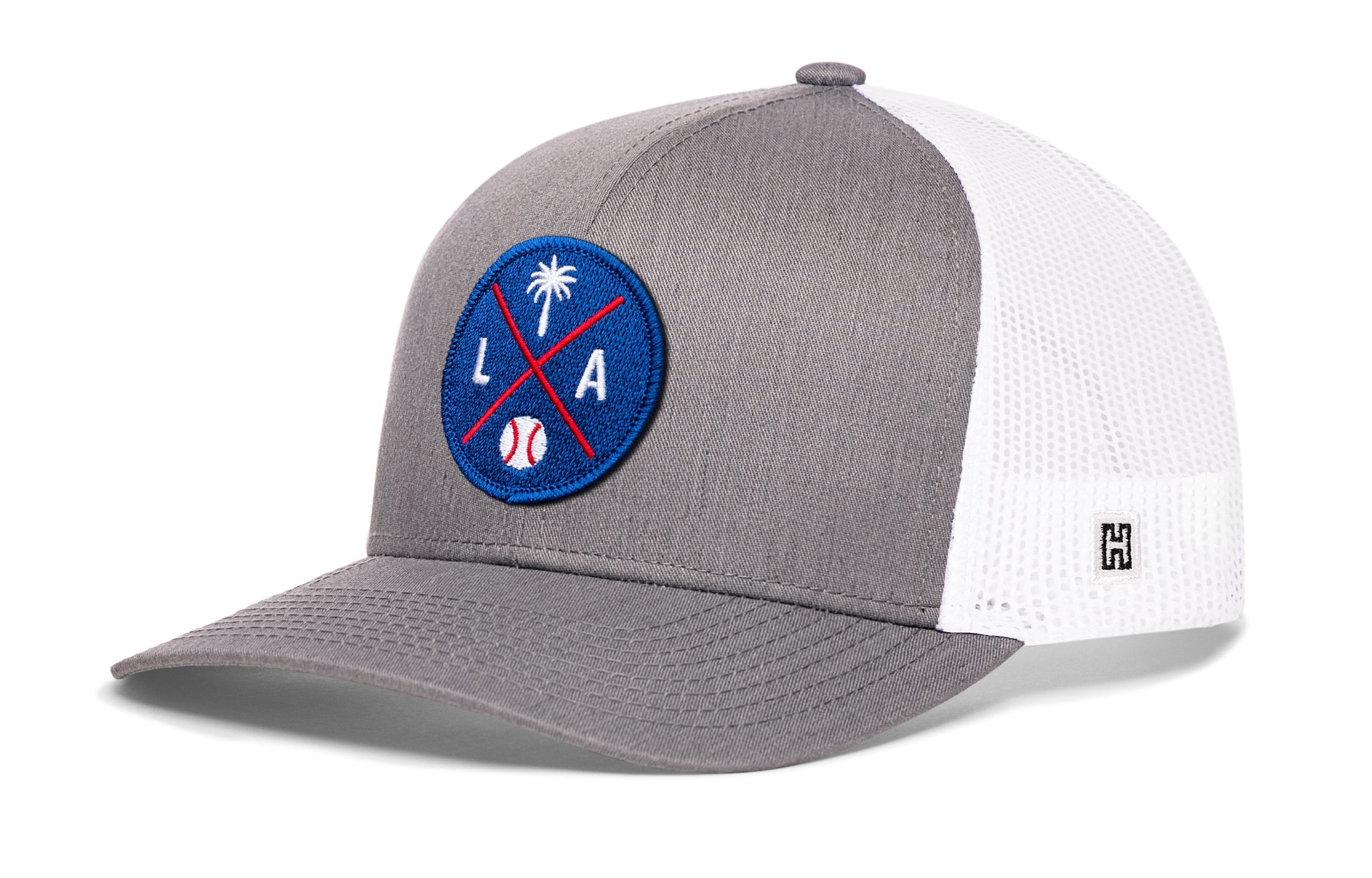 Los Angeles Trucker Hat | Blue LA X Baseball Snapback