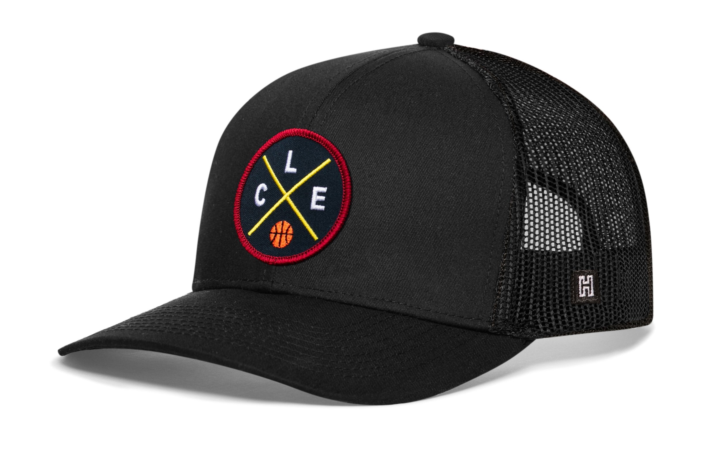 Cleveland Trucker Hat | CLE X Basketball Snapback