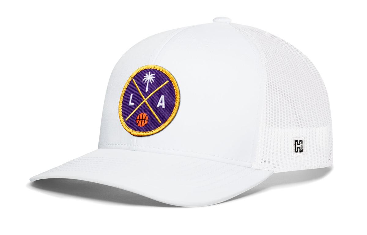 Los Angeles Trucker Hat | LA X Basketball Snapback