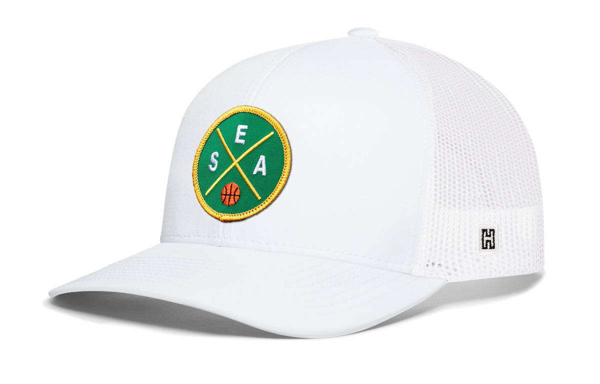 Seattle Trucker Hat | SEA X Basketball Snapback