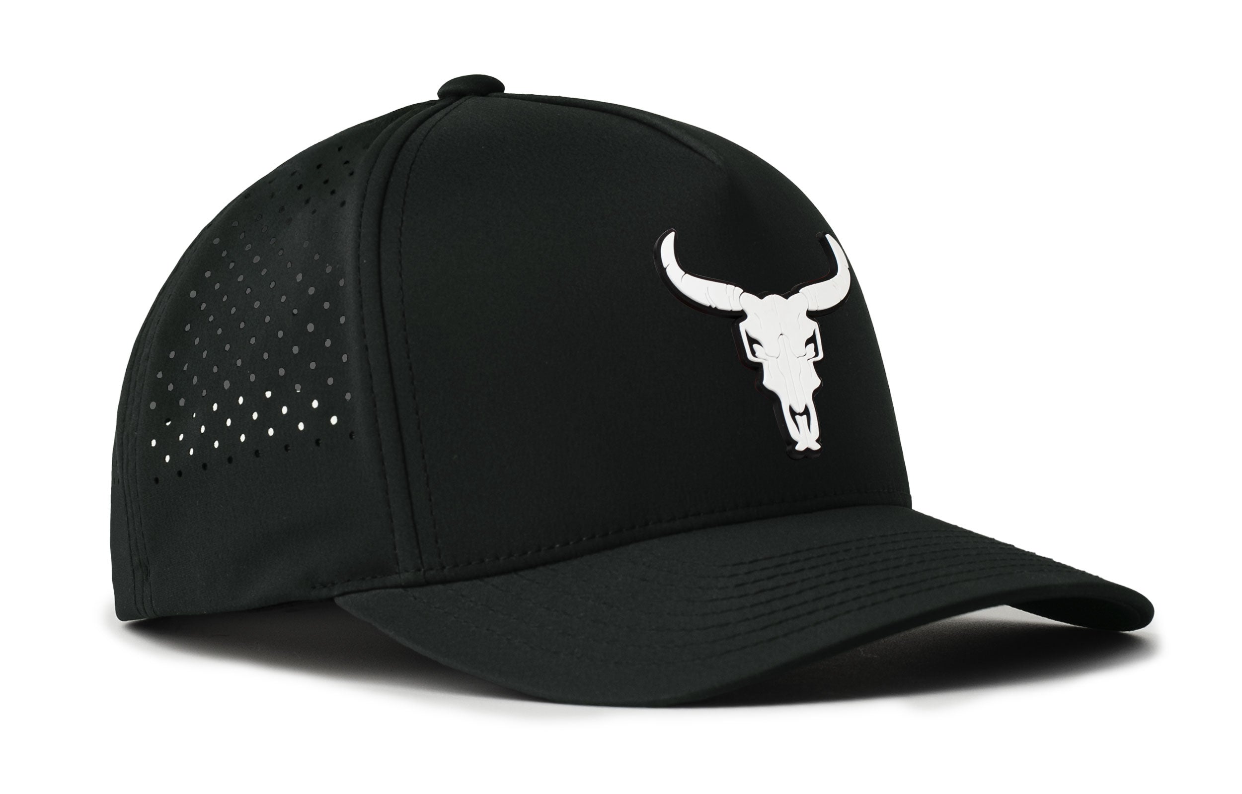 Bull Skull Performance 5-Panel Hat | Steer Flexfit Snapback