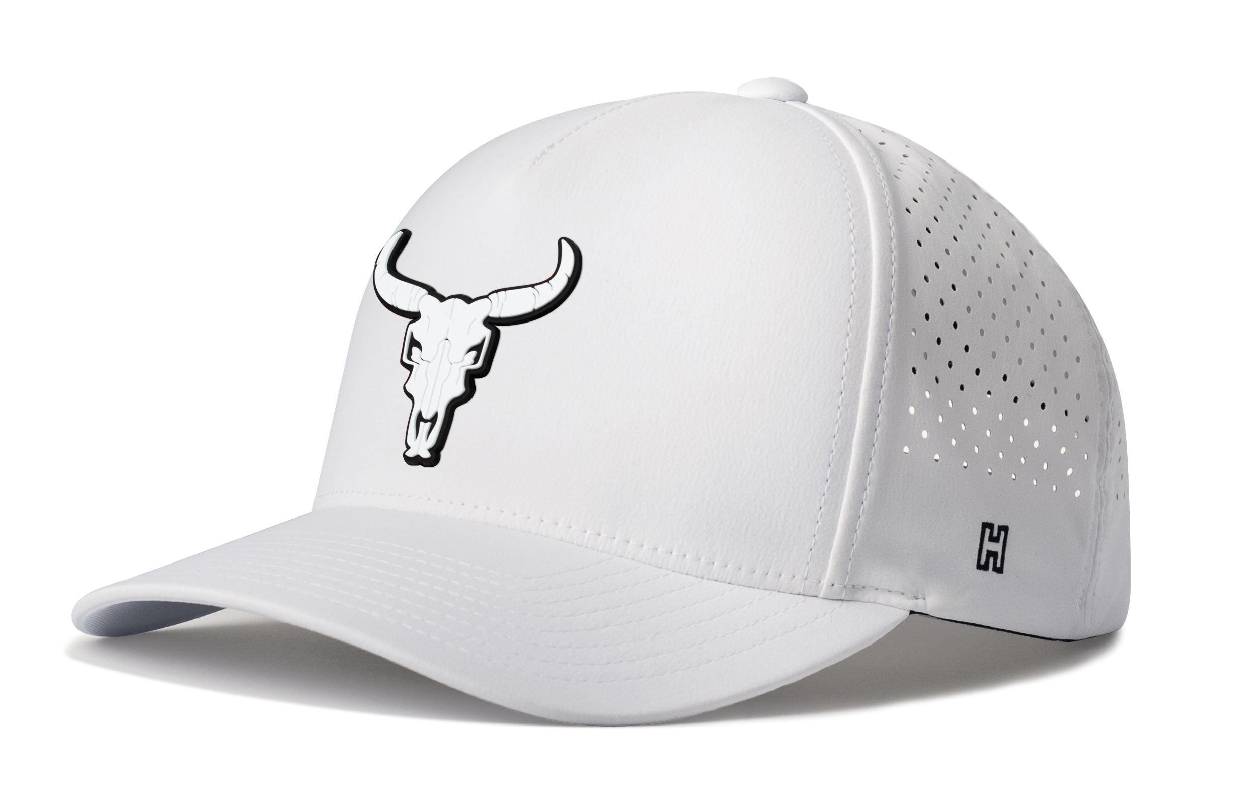 Bull Skull Performance 5-Panel Hat | Steer Flexfit Snapback