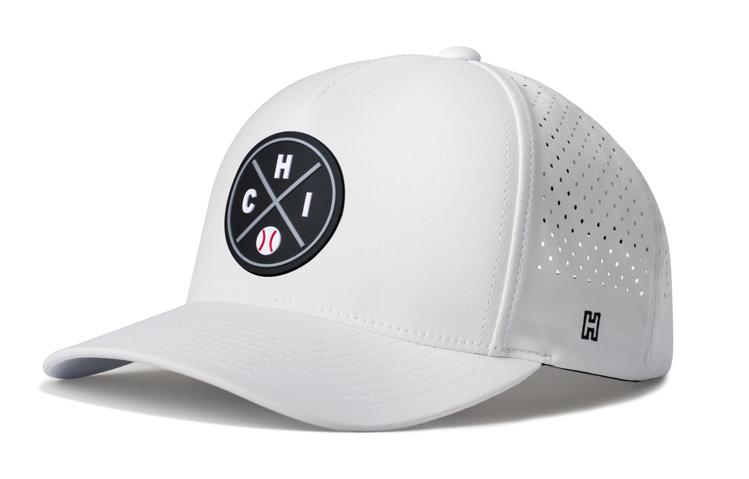 Chicago Baseball Performance 5-Panel Hat | Black CHI X Flexfit® Snapback
