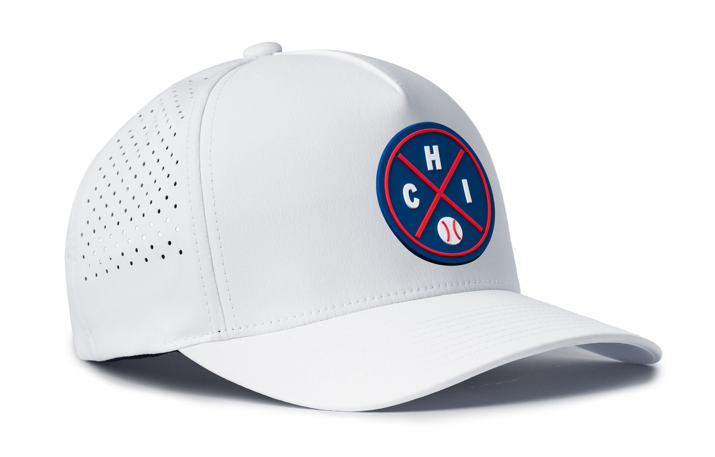 Chicago Baseball Performance 5-Panel Hat | Blue CHI X Flexfit® Snapback