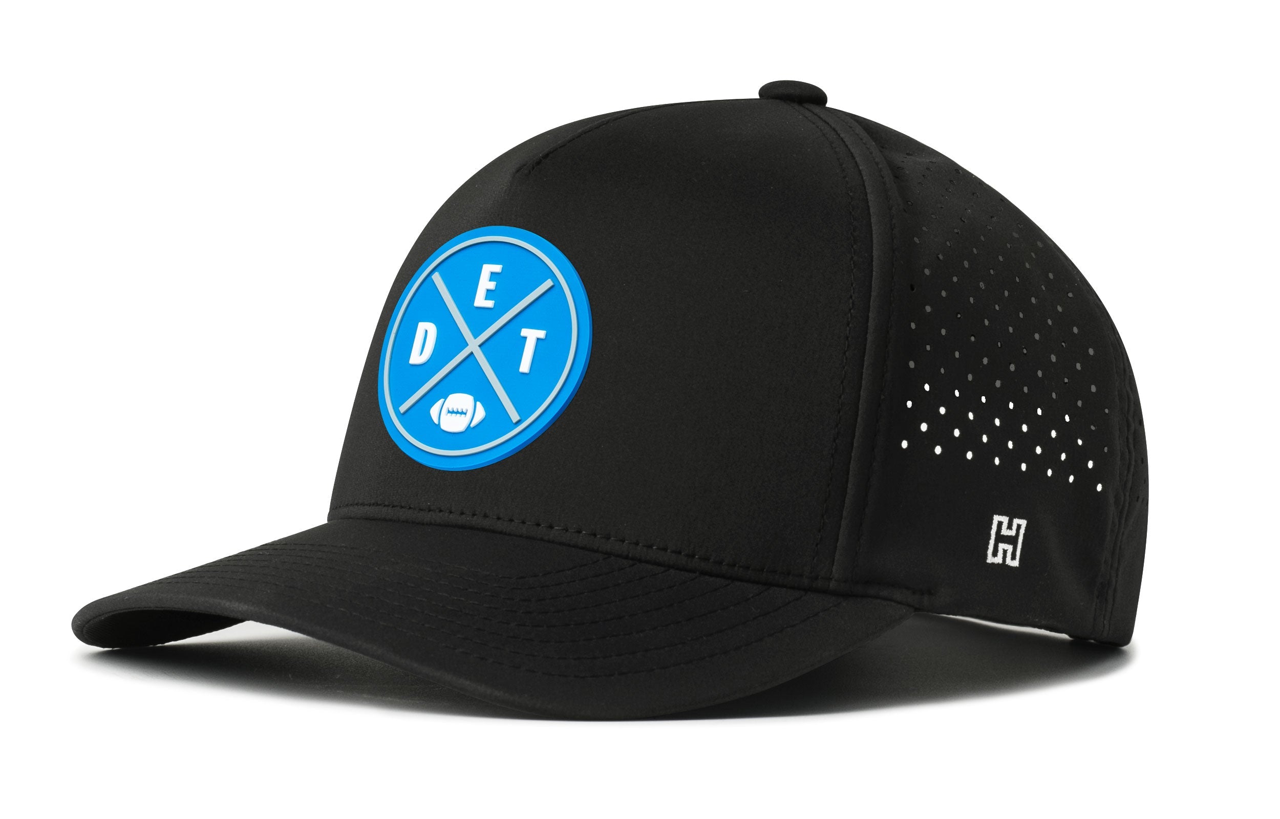 Detroit Football Performance 5-Panel Hat | Light Blue DET X Flexfit Snapback