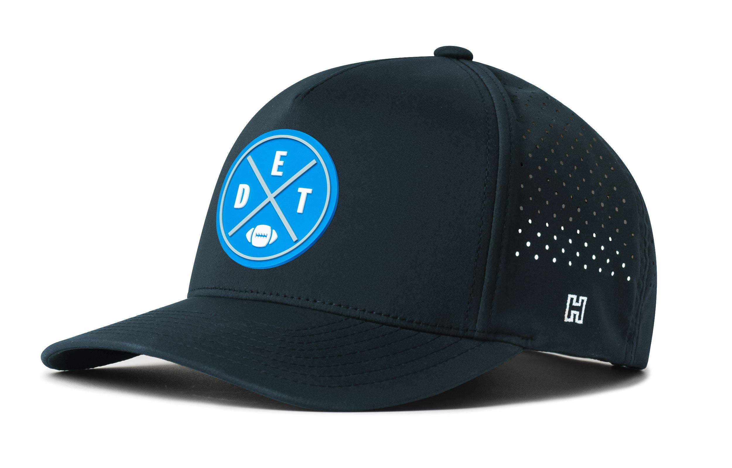 Detroit Football Performance 5-Panel Hat | Light Blue DET X Flexfit Snapback