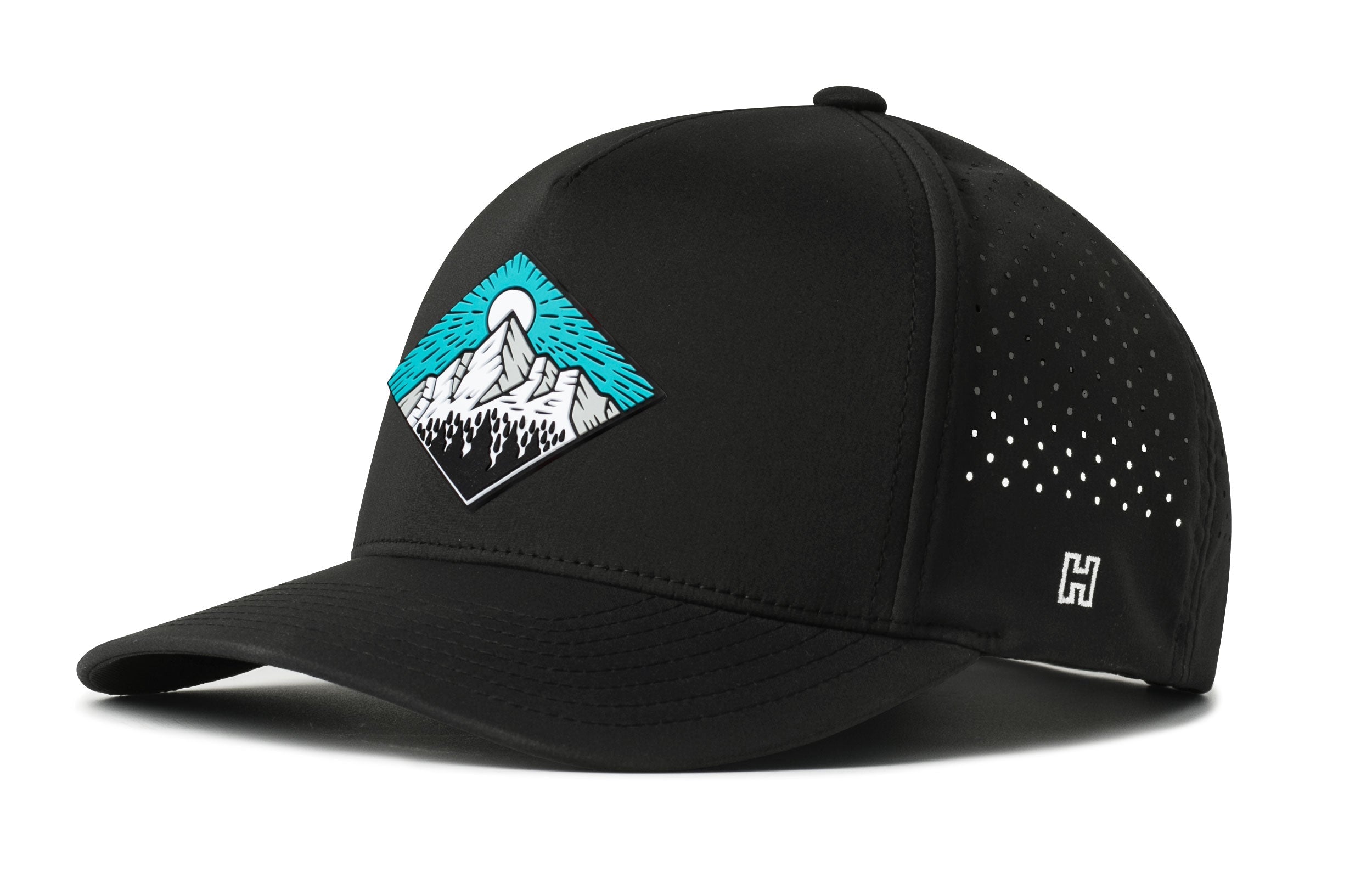Diamond Mountain And Trees Performance 5-Panel Hat | Outdoors Flexfit® Snapback