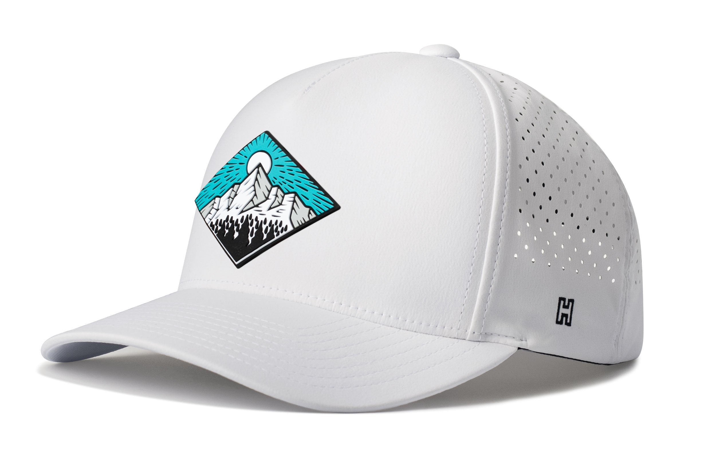 Diamond Mountain And Trees Performance 5-Panel Hat | Outdoors Flexfit® Snapback
