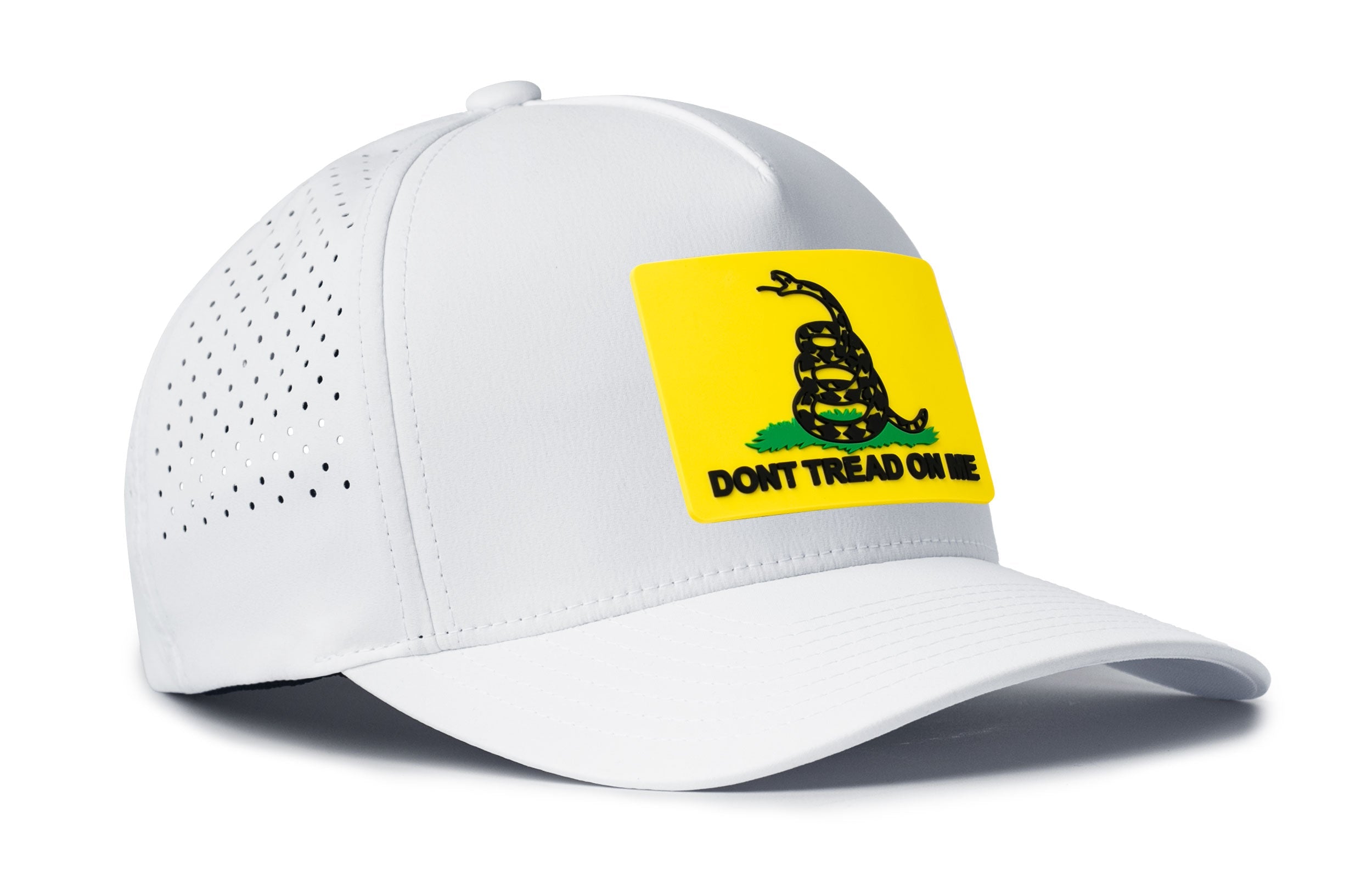 Dont Tread On Me 5-Panel Hat | Yellow Gadsden Flag Flexfit® Snapback