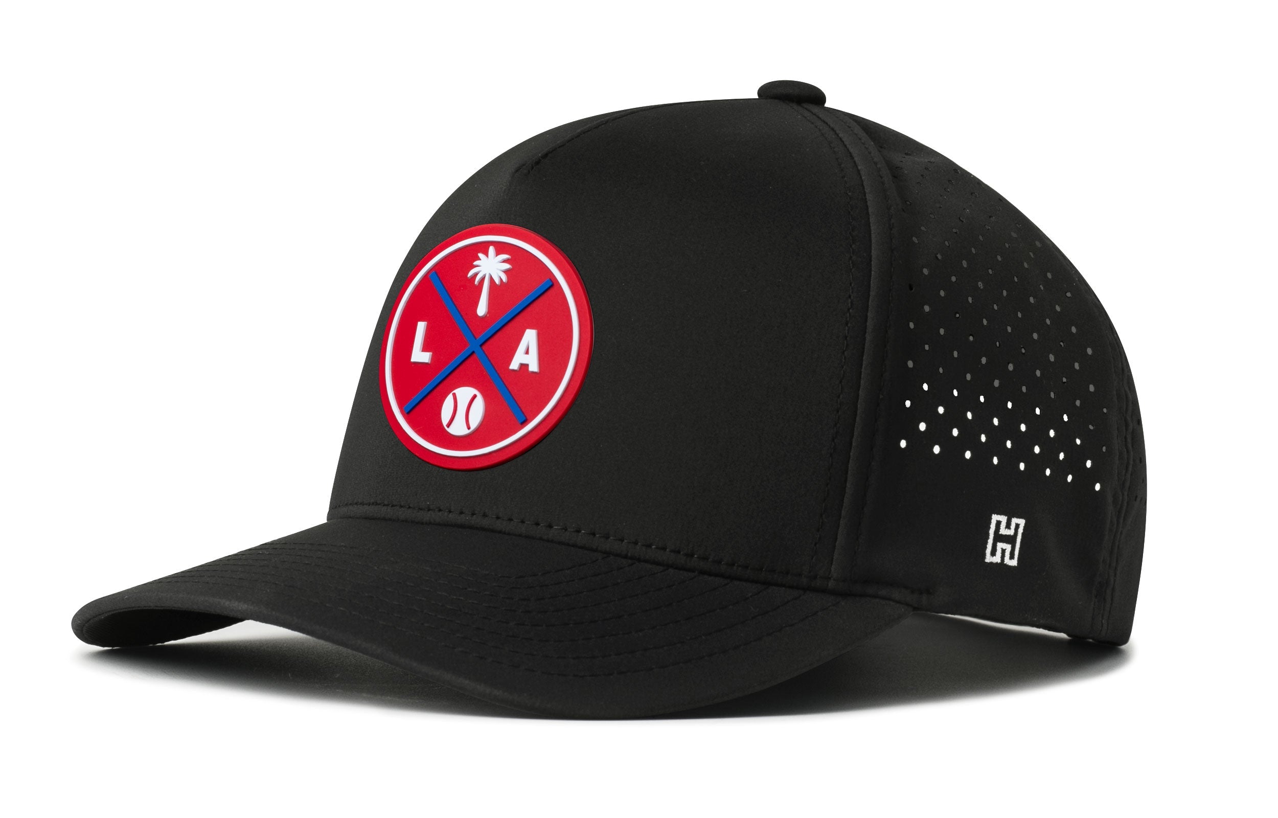 Los Angeles Baseball Performance 5-Panel Hat | Red LA X Flexfit® Snapback