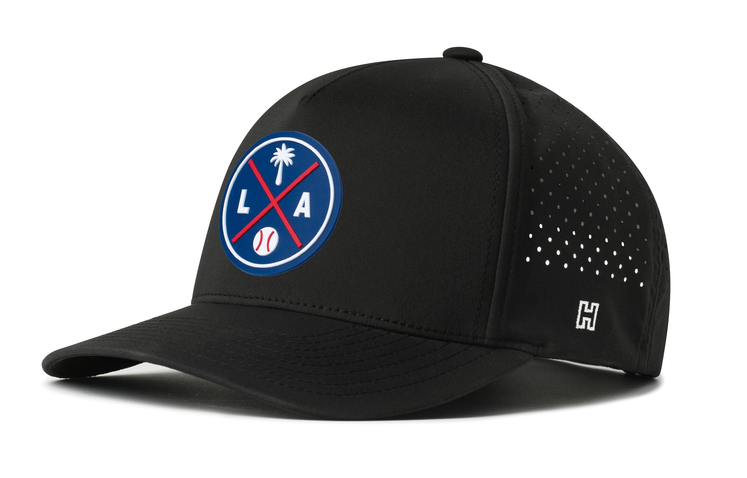 Los Angeles Baseball Performance 5-Panel Hat | Blue LA X Flexfit® Snapback