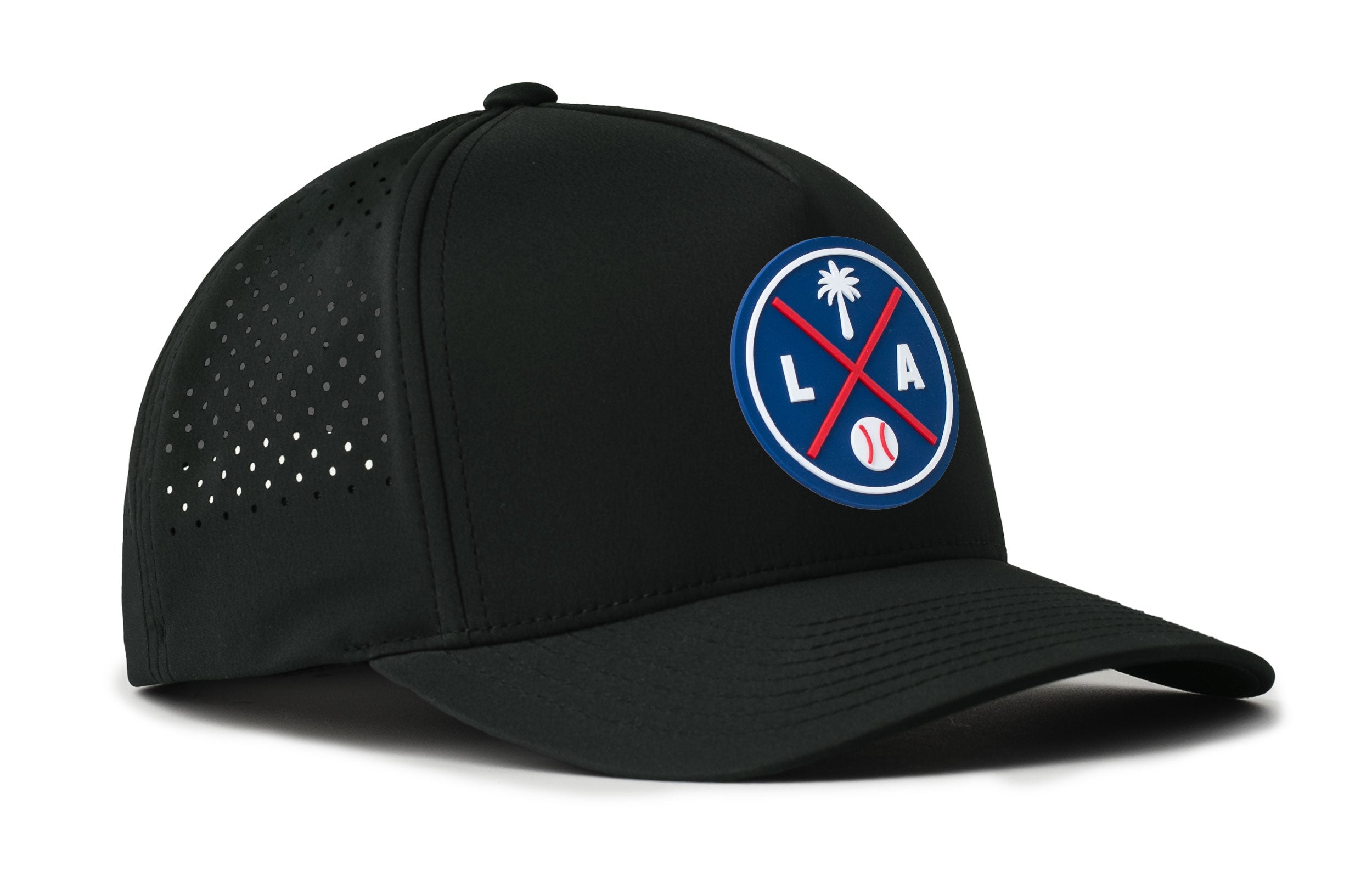 Los Angeles Baseball Performance 5-Panel Hat | Blue LA X Flexfit® Snapback