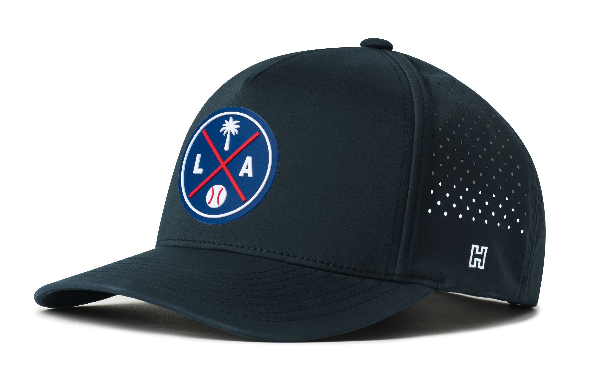 Los Angeles Baseball Performance 5-Panel Hat | Blue LA X Flexfit® Snapback
