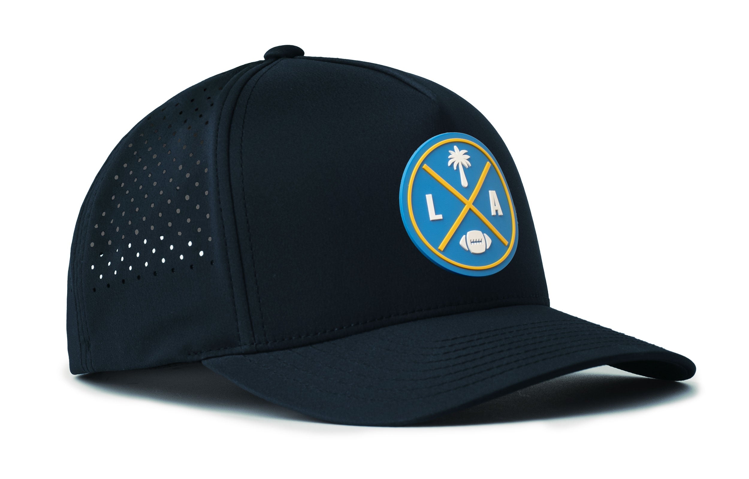 Los Angeles Football Performance 5-Panel Hat | Light Blue LA X Flexfit® Snapback