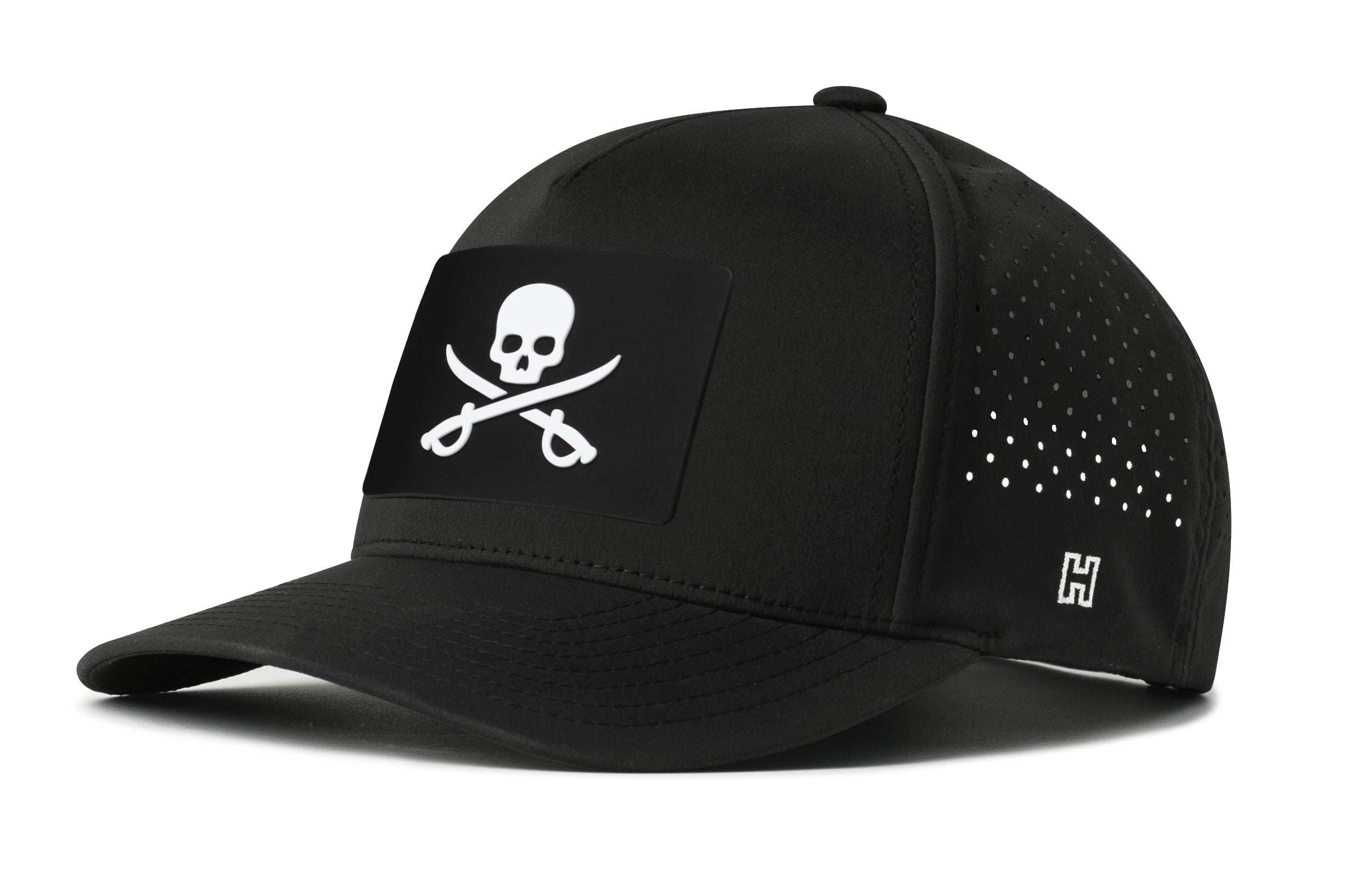 Pirate Flag Performance 5-Panel Hat | Jolly Roger Flexfit® Snapback
