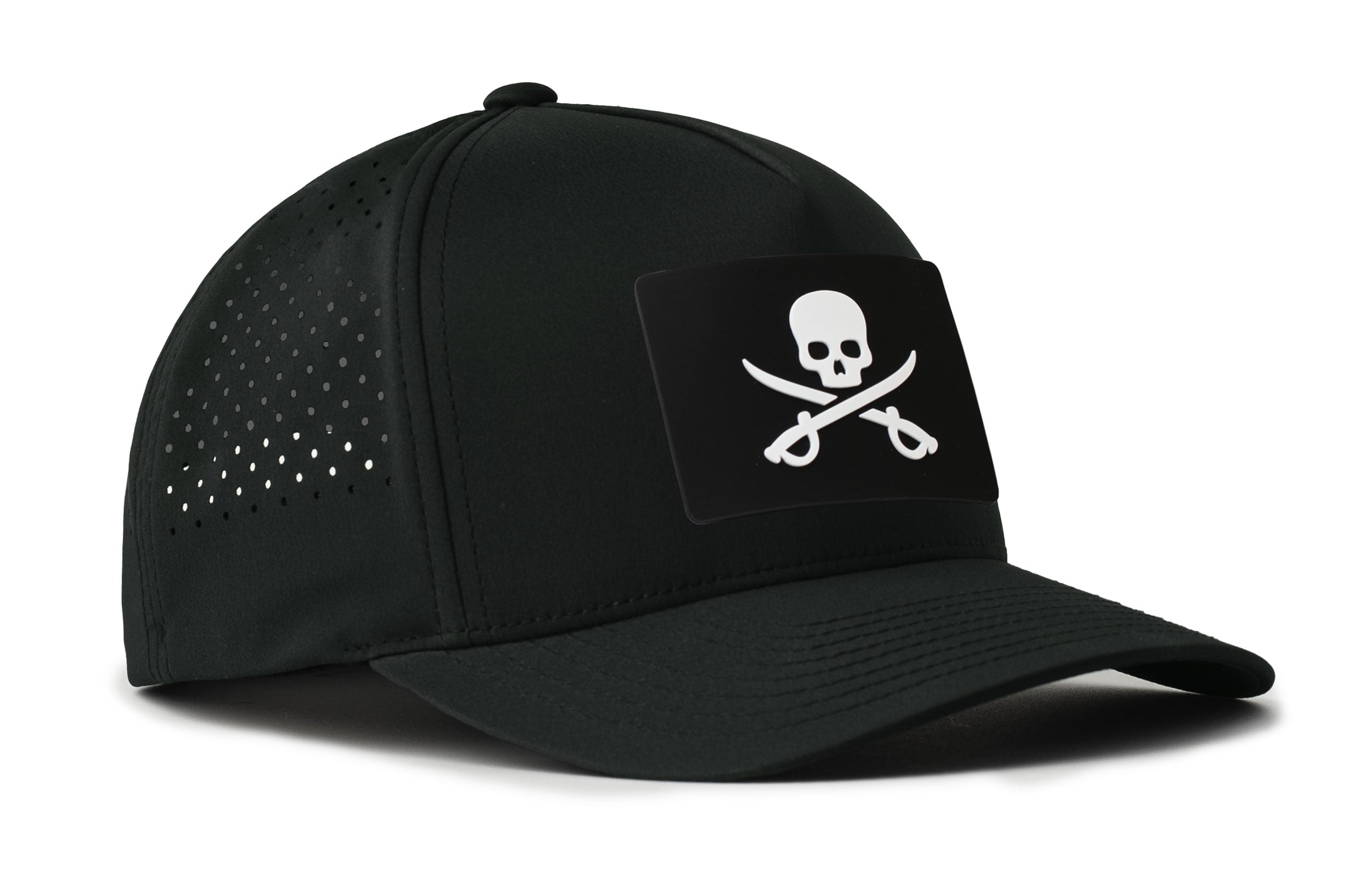 Pirate Flag Performance 5-Panel Hat | Jolly Roger Flexfit® Snapback